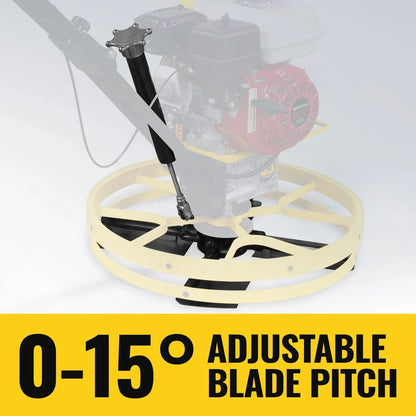 Honda GX160 23 in Walk-Behind Concrete Power Trowel with Blades and Float Pan, PT22H