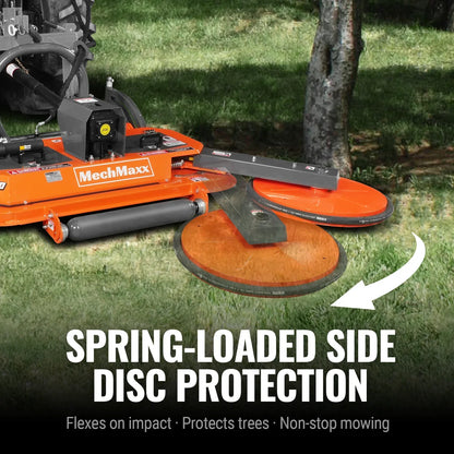 72 in Orchard Finish Mower,  3 Point Hitch Cat.1,  Hydraulic Offset,  PTO Shaft Included with Shear Bolt,  25-50 HP,  FMS72
