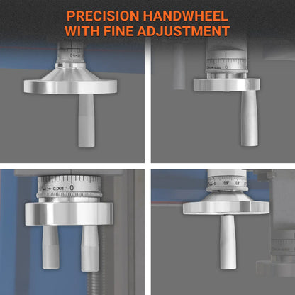 1.5‘’ Spindle Bore Metal Lathe Machine 8'' x 16'' High Precision Brushless Motor Mini 1.5HP Benchtop 0-2500 RPM Variable Speed Metal Working Machine