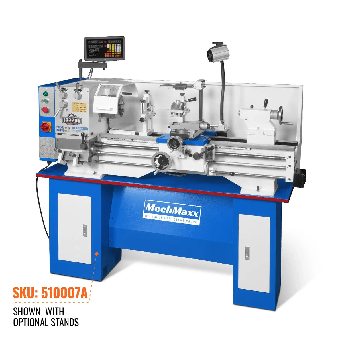 Full Norton Gear Box 13" x 37" Industrial Heavy Duty Bench Metal Lathe  1.5HP/1100W Metal Working Lathe High Precision 64-1500 RPM Variable Speed 1337GN