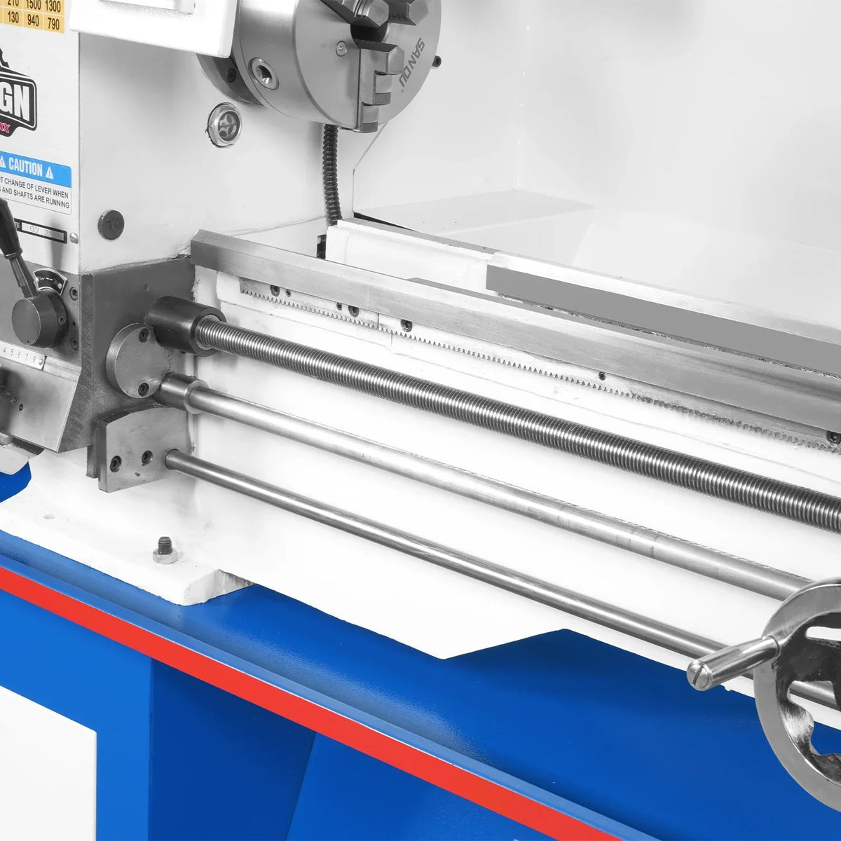 Full Norton Gear Box 13" x 37" Industrial Heavy Duty Bench Metal Lathe  1.5HP/1100W Metal Working Lathe High Precision 64-1500 RPM Variable Speed 1337GN