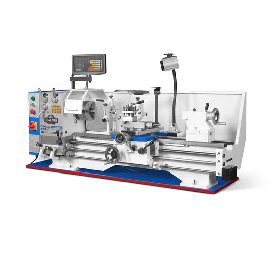 Full Norton Gear Box 13" x 37" Industrial Heavy Duty Bench Metal Lathe  1.5HP/1100W Metal Working Lathe High Precision 64-1500 RPM Variable Speed 1337GN