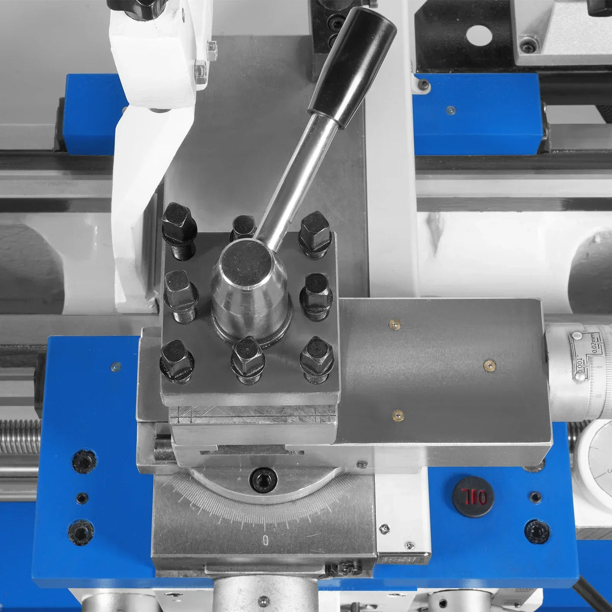 13" x 37" Industrial Heavy Duty Bench Metal Lathe 1.5HP/1100W Metal Working Lathe High Precision 64-1500 RPM Variable Speed with Four-axis sliding system 1337G4