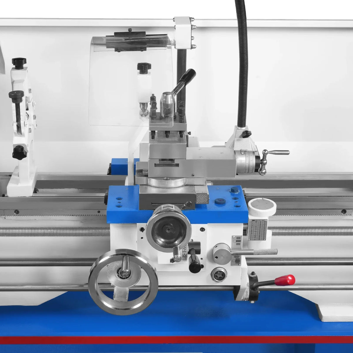 13" x 37" Industrial Heavy Duty Bench Metal Lathe 1.5HP/1100W Metal Working Lathe High Precision 64-1500 RPM Variable Speed with Four-axis sliding system 1337G4