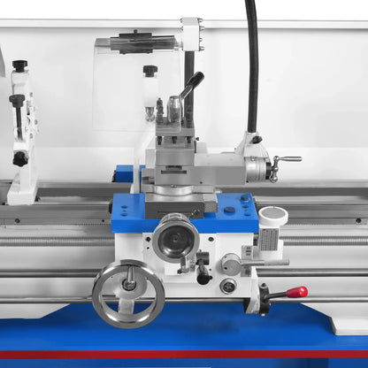 13" x 37" Industrial Heavy Duty Bench Metal Lathe 1.5HP/1100W Metal Working Lathe High Precision 64-1500 RPM Variable Speed with Four-axis sliding system 1337G4