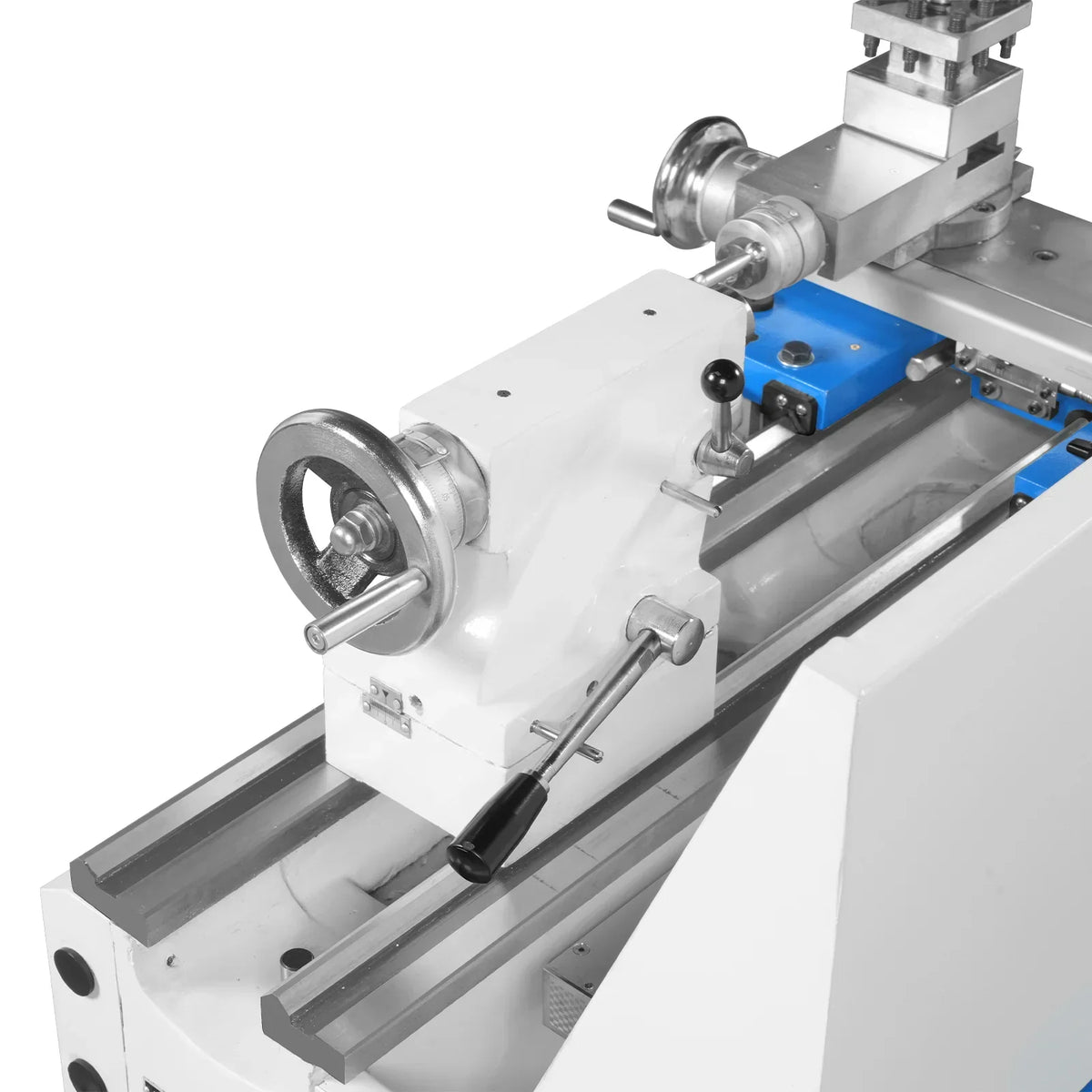13" x 37" Industrial Heavy Duty Bench Metal Lathe 1.5HP/1100W Metal Working Lathe High Precision 64-1500 RPM Variable Speed with Four-axis sliding system 1337G4