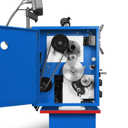 13" x 37" Industrial Heavy Duty Bench Metal Lathe 1.5HP/1100W Metal Working Lathe High Precision 64-1500 RPM Variable Speed with Four-axis sliding system 1337G4