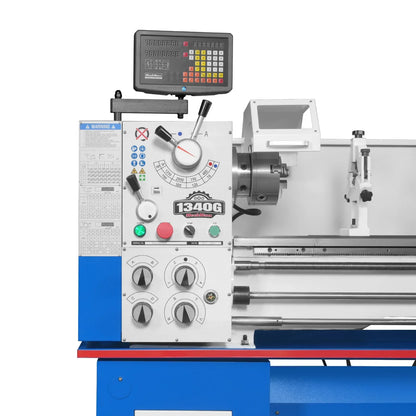 13" x 40" Industrial Heavy Duty Bench Metal Lathe 2HP/1500W Metal Working Lathe High Precision 70-2000 RPM Variable Speed with Four-axis sliding system 1340G