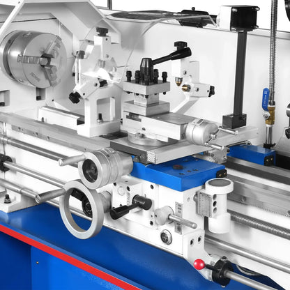 13" x 40" Industrial Heavy Duty Bench Metal Lathe 2HP/1500W Metal Working Lathe High Precision 70-2000 RPM Variable Speed with Four-axis sliding system 1340G