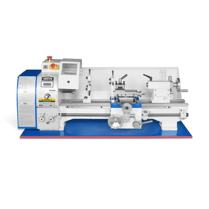 10'' x 22'' Industrial Metal Lathe Machine High Precision Benchtop 1.5HP Brushless Motor 0-2000 RPM Variable Speed Metal Working Machine Small Lathe without Stand 1022V