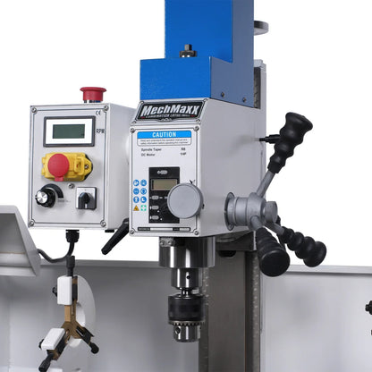 1.5 HP 10'' x 30'' Combination Lathe Milling Drilling Machine, 1.5'' Spindle Bore, 0-2000 RPM Variable Speed, High Precision Benchtop Lathe for Metalworking – Without Stand 1030VC