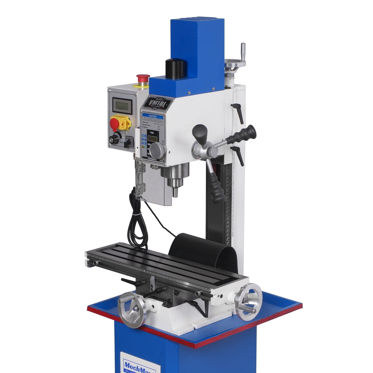 6"x20'' Benchtop Mill Drill Machine, Variable Speed, R8 Spindle, 1 HP, 110V, Brushless Motor Compact Milling Drilling Tool for Garage Shop