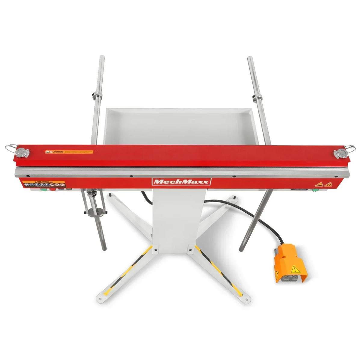 48'' Industrial Magnetic Pan and BOX Heavy Duty Sheet Metal Brake 20 Gauge Capacity Shear Press Brake,  MSMB1250E-R