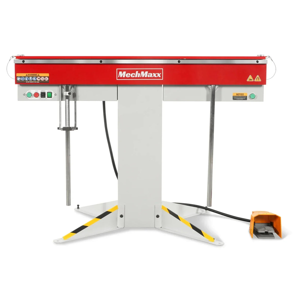 48'' Industrial Magnetic Pan and BOX Heavy Duty Sheet Metal Brake 20 Gauge Capacity Shear Press Brake,  MSMB1250E-R
