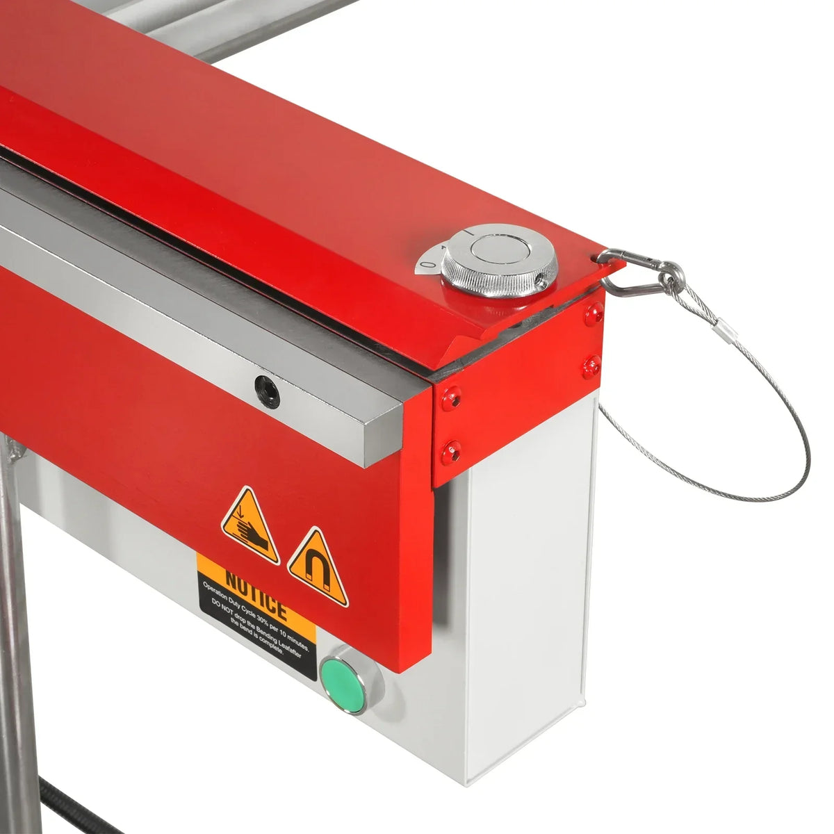48'' Industrial Magnetic Pan and BOX Heavy Duty Sheet Metal Brake 20 Gauge Capacity Shear Press Brake,  MSMB1250E-R