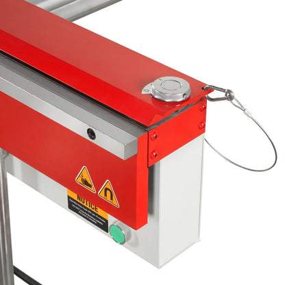 48'' Industrial Magnetic Pan and BOX Heavy Duty Sheet Metal Brake 20 Gauge Capacity Shear Press Brake,  MSMB1250E-R