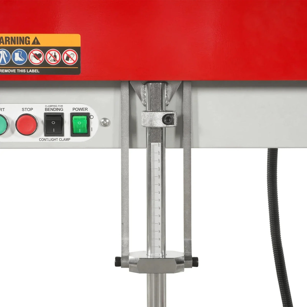 48'' Industrial Magnetic Pan and BOX Heavy Duty Sheet Metal Brake 20 Gauge Capacity Shear Press Brake,  MSMB1250E-R