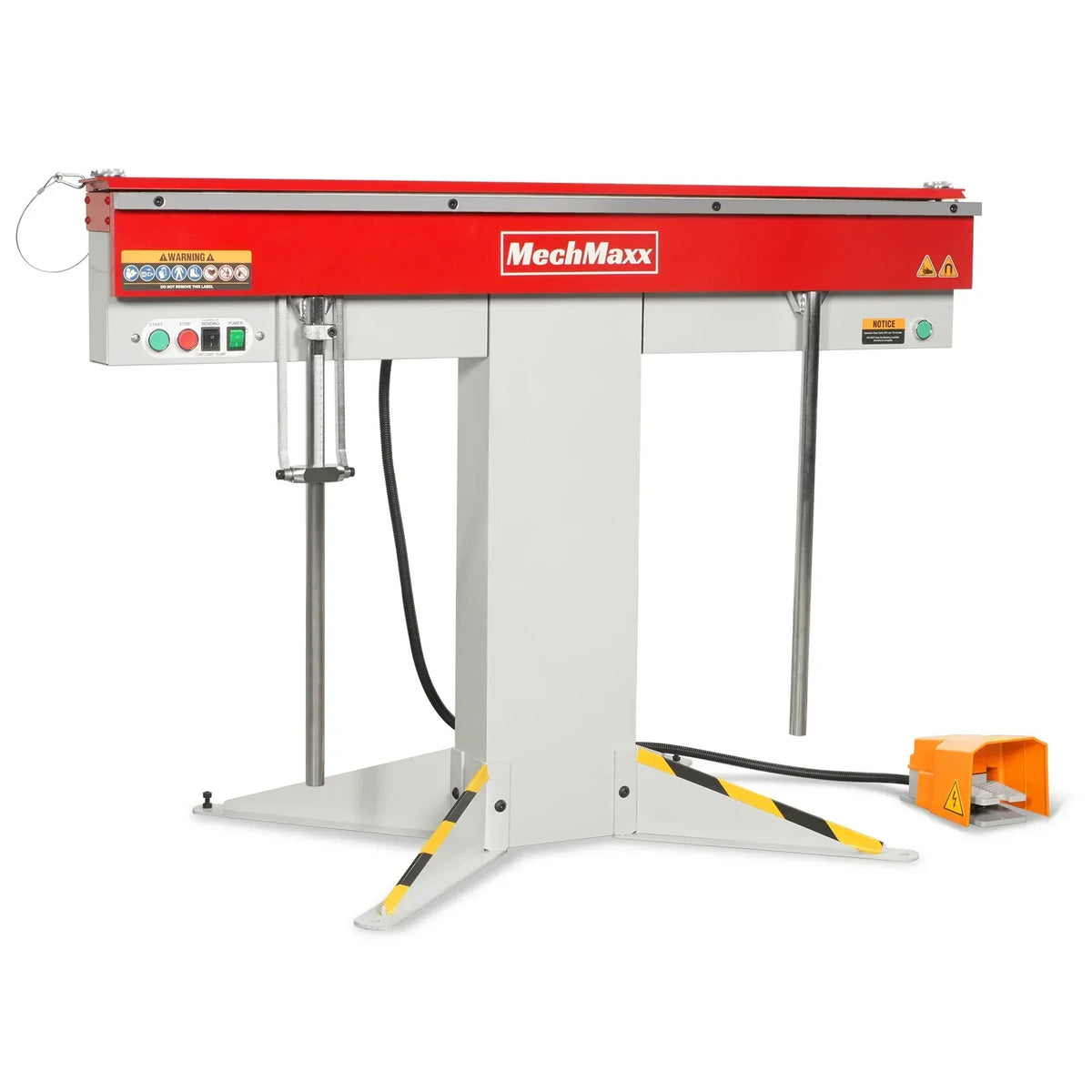 48'' Industrial Magnetic Pan and BOX Heavy Duty Sheet Metal Brake 20 Gauge Capacity Shear Press Brake,  MSMB1250E-R