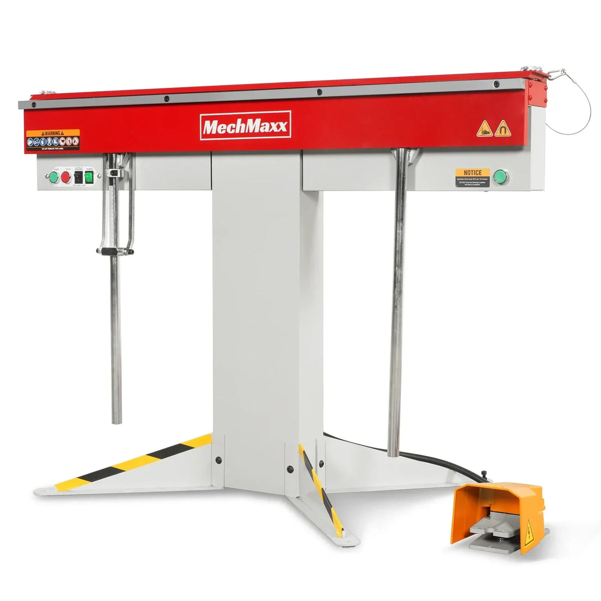 48'' Industrial Magnetic Pan and BOX Heavy Duty Sheet Metal Brake 20 Gauge Capacity Shear Press Brake,  MSMB1250E-R