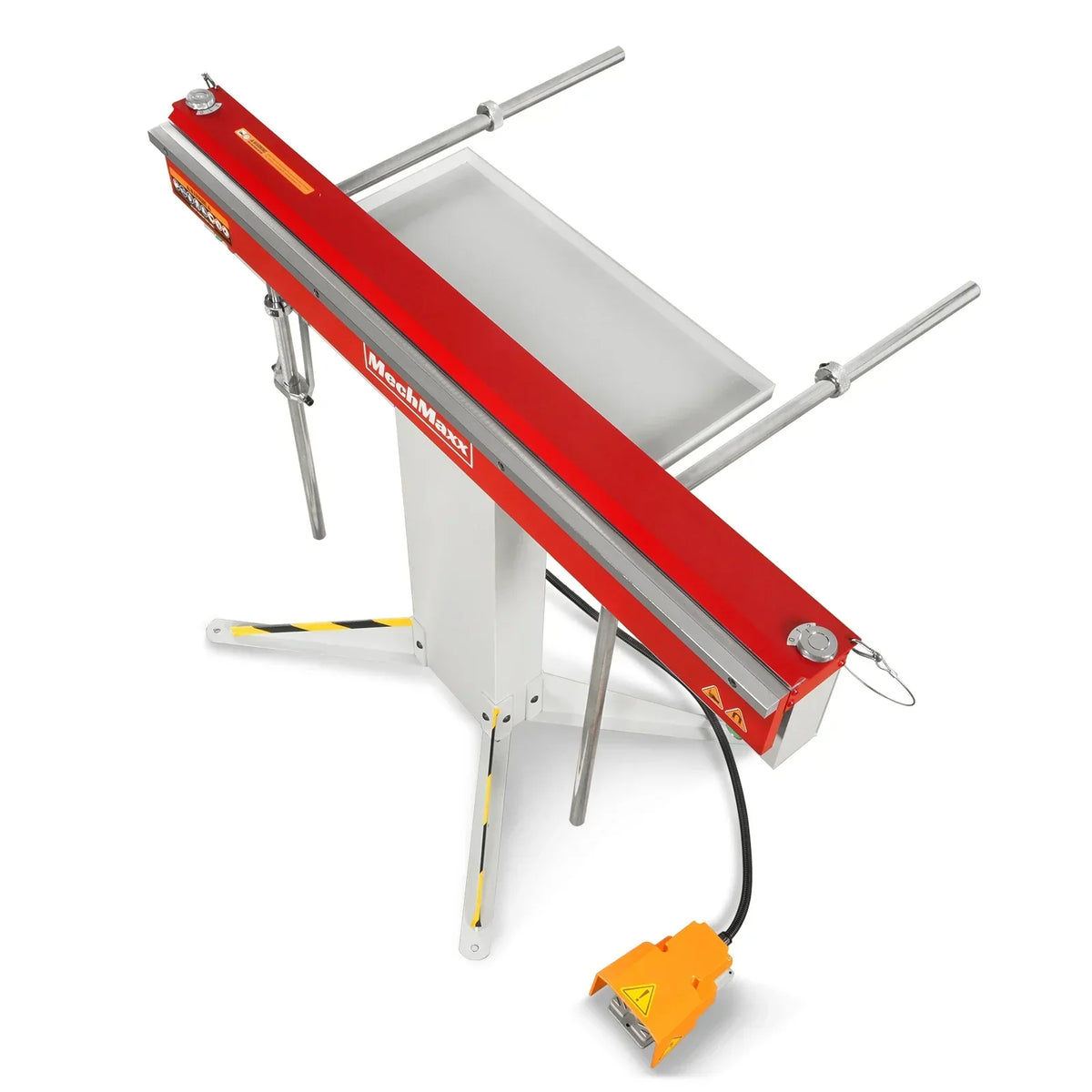 48'' Industrial Magnetic Pan and BOX Heavy Duty Sheet Metal Brake 20 Gauge Capacity Shear Press Brake,  MSMB1250E-R