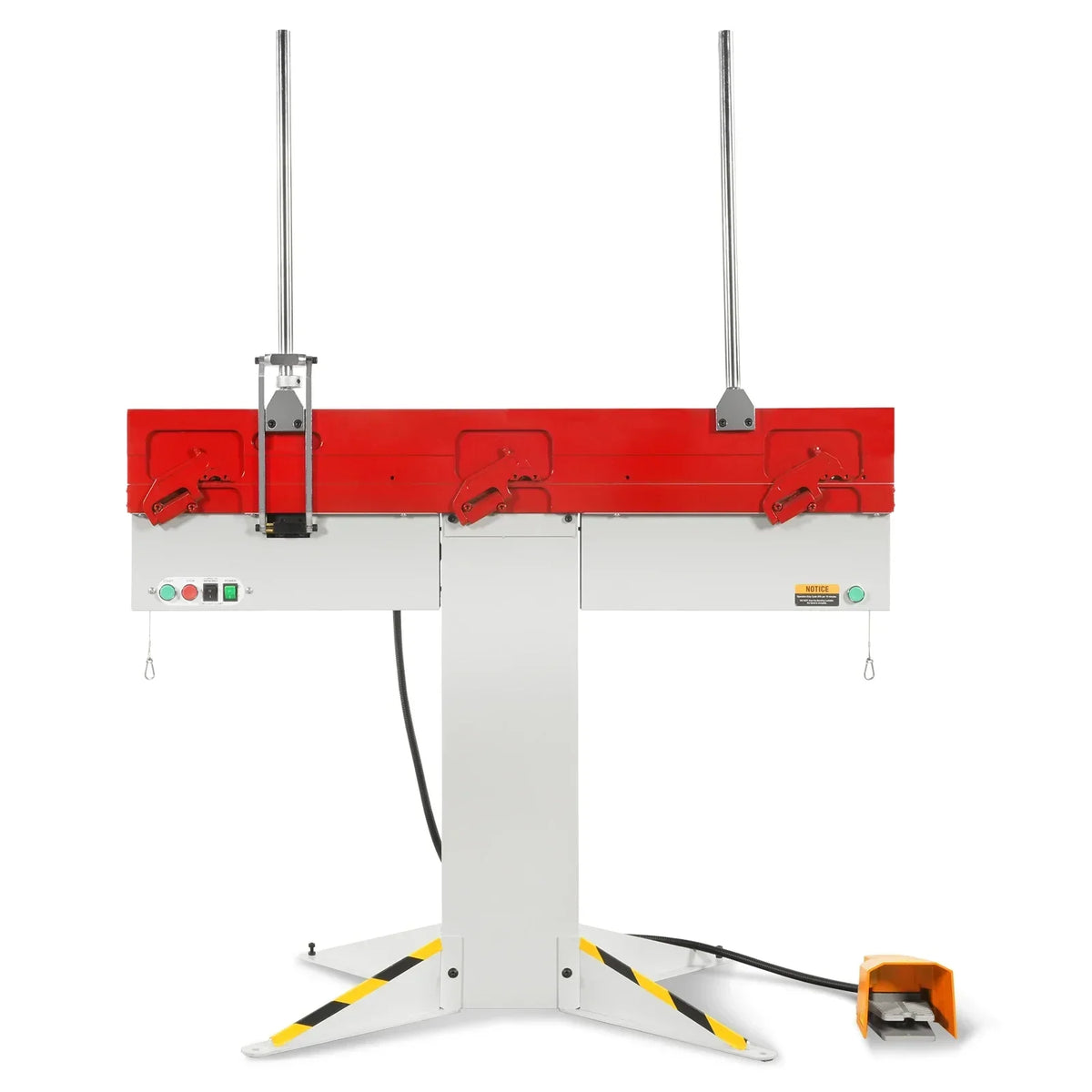 48'' Industrial Magnetic Pan and BOX Heavy Duty Sheet Metal Brake 20 Gauge Capacity Shear Press Brake,  MSMB1250E-R