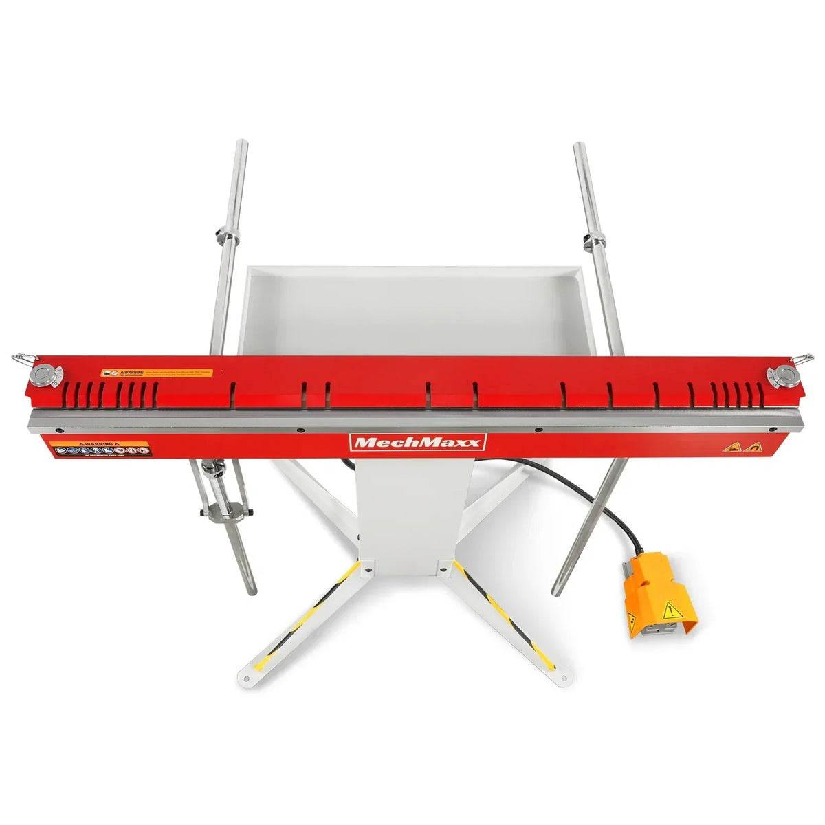 48'' Industrial Magnetic Pan and BOX Heavy Duty Sheet Metal Brake 20 Gauge Capacity Shear Press Brake,  MSMB1250E-R