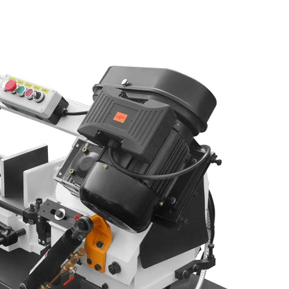 7" x 12" Metal Band Saw, 1.5 HP 115V/230V Dual Voltage 4-Speed Horizontal Vertical Bandsaw with Hydraulic Downfeed, Coolant System & Adjustable Angle Cutting for Steel, Aluminum, Pipe & Structural Metal BS-712N