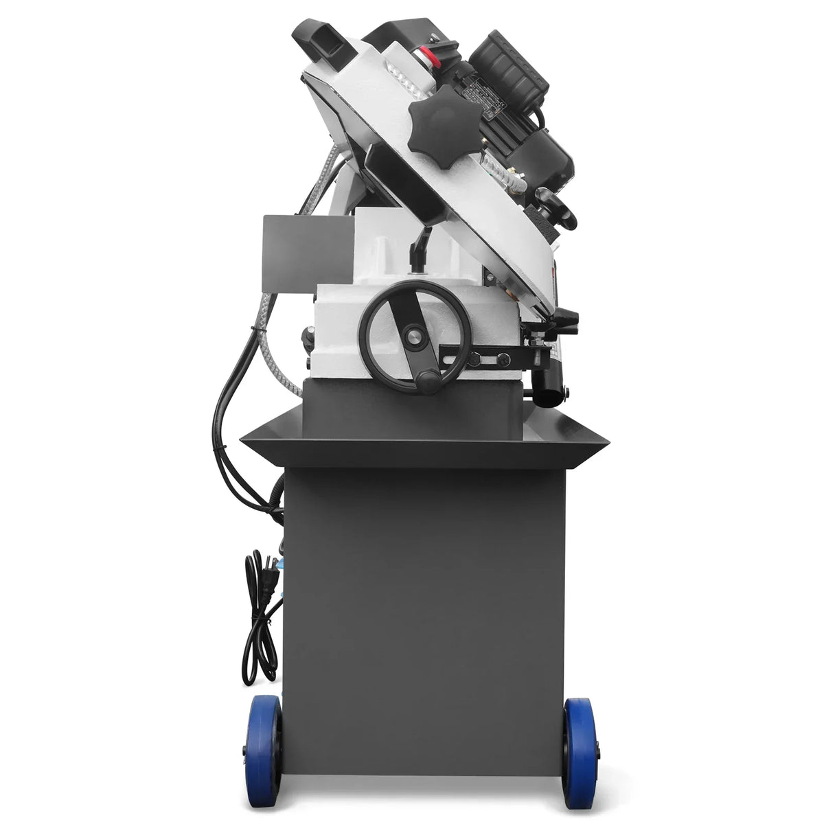 7" x 12" Metal Band Saw, 1.5 HP 115V/230V Dual Voltage 4-Speed Horizontal Vertical Bandsaw with Hydraulic Downfeed, Coolant System & Adjustable Angle Cutting for Steel, Aluminum, Pipe & Structural Metal BS-712N