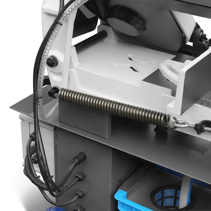 7" x 12" Metal Band Saw, 1.5 HP 115V/230V Dual Voltage 4-Speed Horizontal Vertical Bandsaw with Hydraulic Downfeed, Coolant System & Adjustable Angle Cutting for Steel, Aluminum, Pipe & Structural Metal BS-712N