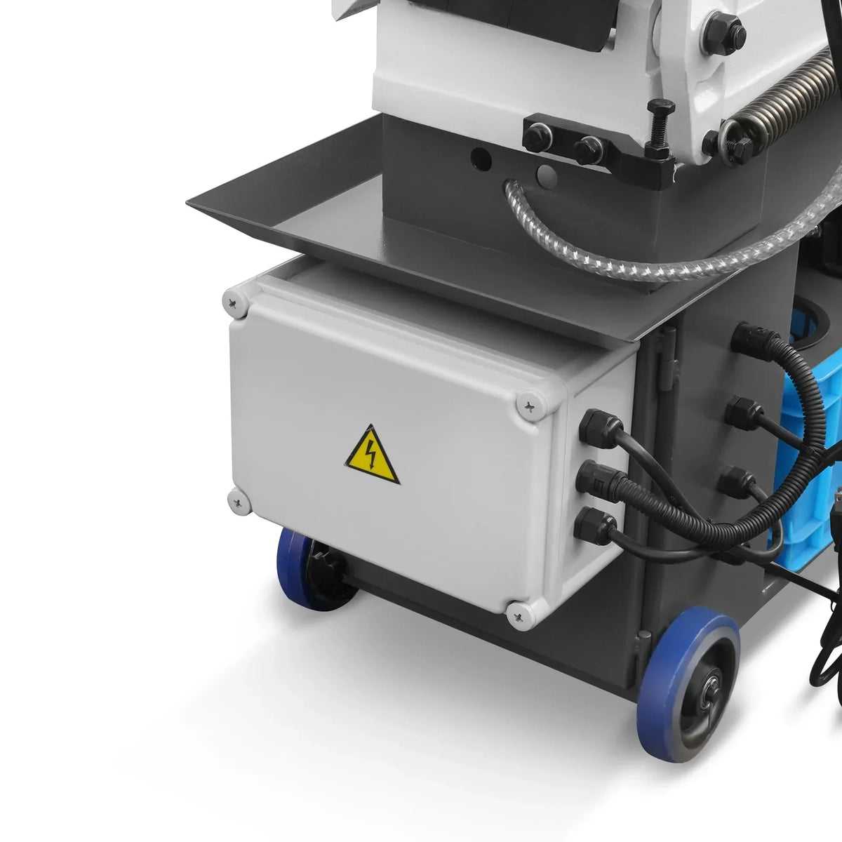 7" x 12" Metal Band Saw, 1.5 HP 115V/230V Dual Voltage 4-Speed Horizontal Vertical Bandsaw with Hydraulic Downfeed, Coolant System & Adjustable Angle Cutting for Steel, Aluminum, Pipe & Structural Metal BS-712N