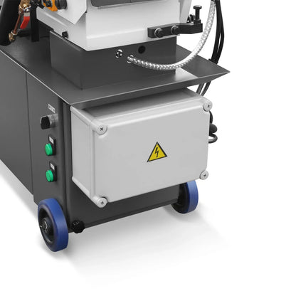 7" x 12" Metal Band Saw, 1.5 HP 115V/230V Dual Voltage 4-Speed Horizontal Vertical Bandsaw with Hydraulic Downfeed, Coolant System & Adjustable Angle Cutting for Steel, Aluminum, Pipe & Structural Metal BS-712N