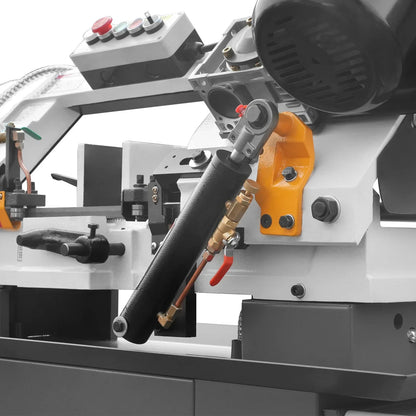 7" x 12" Metal Band Saw, 1.5 HP 115V/230V Dual Voltage 4-Speed Horizontal Vertical Bandsaw with Hydraulic Downfeed, Coolant System & Adjustable Angle Cutting for Steel, Aluminum, Pipe & Structural Metal BS-712N