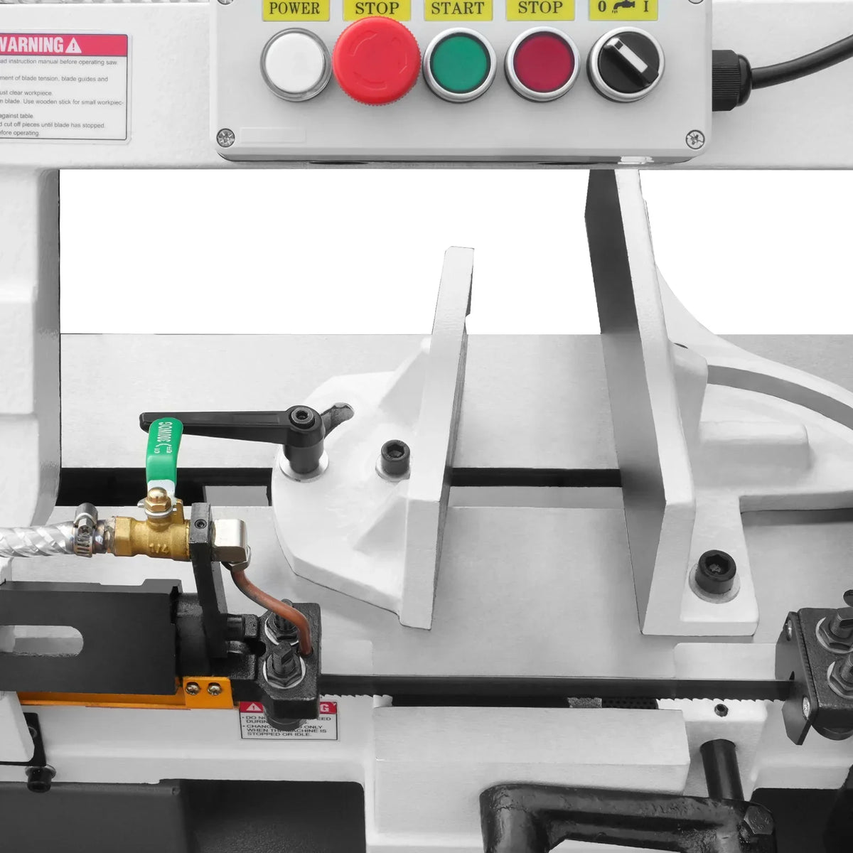 7" x 12" Metal Band Saw, 1.5 HP 115V/230V Dual Voltage 4-Speed Horizontal Vertical Bandsaw with Hydraulic Downfeed, Coolant System & Adjustable Angle Cutting for Steel, Aluminum, Pipe & Structural Metal BS-712N