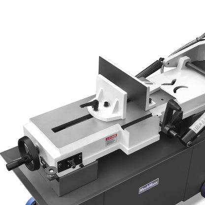 7" x 12" Metal Band Saw, 1.5 HP 115V/230V Dual Voltage 4-Speed Horizontal Vertical Bandsaw with Hydraulic Downfeed, Coolant System & Adjustable Angle Cutting for Steel, Aluminum, Pipe & Structural Metal BS-712N