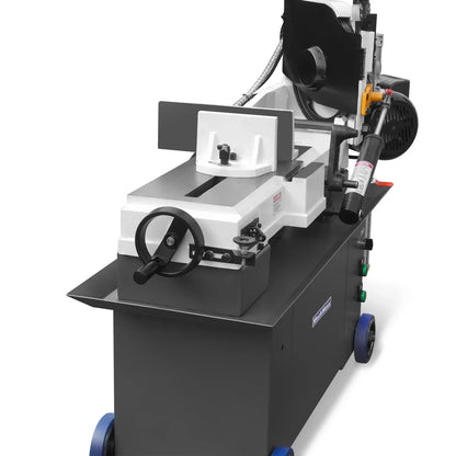 7" x 12" Metal Band Saw, 1.5 HP 115V/230V Dual Voltage 4-Speed Horizontal Vertical Bandsaw with Hydraulic Downfeed, Coolant System & Adjustable Angle Cutting for Steel, Aluminum, Pipe & Structural Metal BS-712N