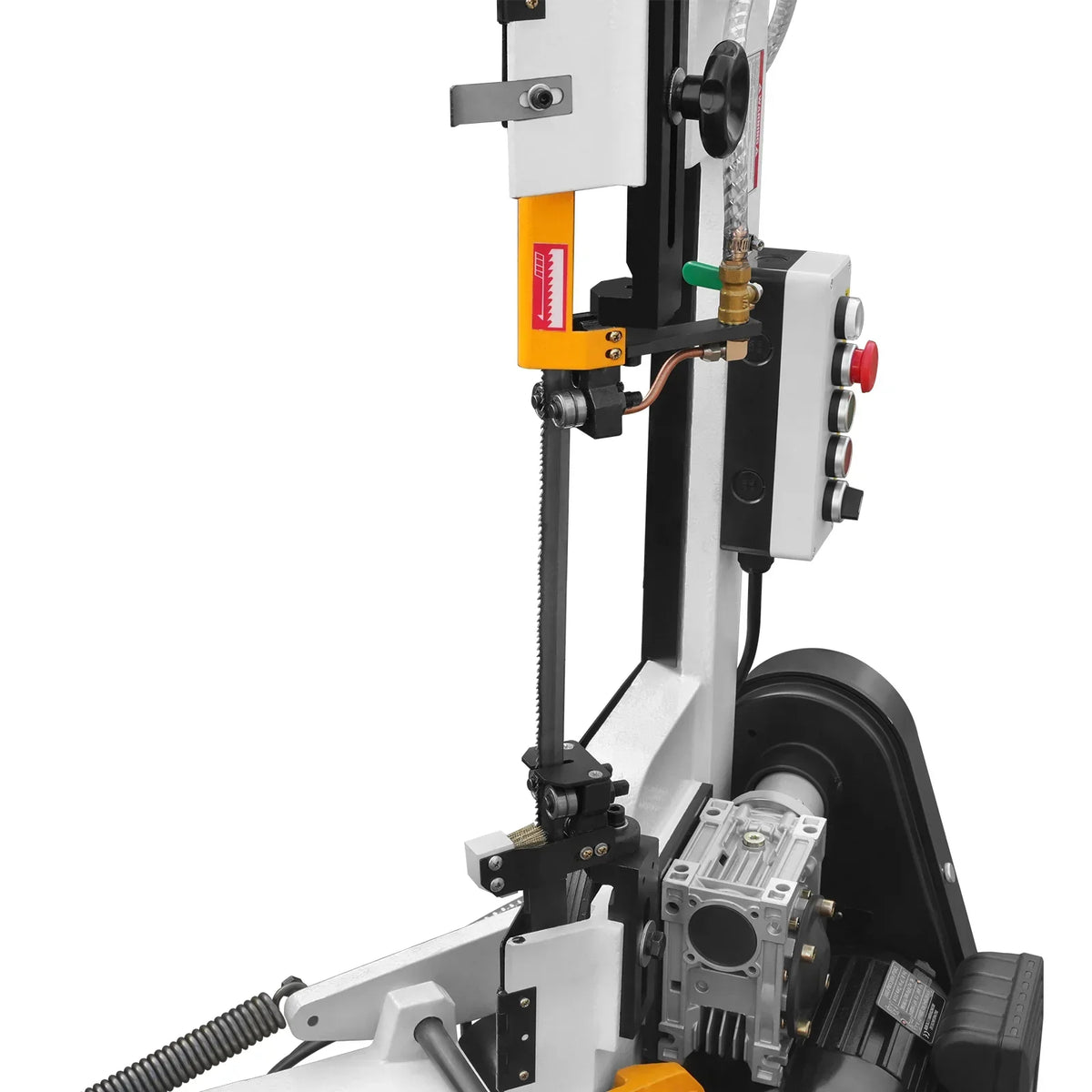 7" x 12" Metal Band Saw, 1.5 HP 115V/230V Dual Voltage 4-Speed Horizontal Vertical Bandsaw with Hydraulic Downfeed, Coolant System & Adjustable Angle Cutting for Steel, Aluminum, Pipe & Structural Metal BS-712N