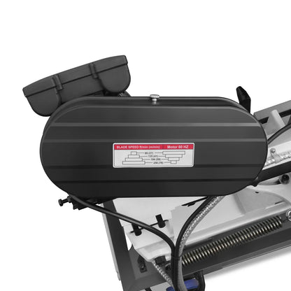 7" x 12" Metal Band Saw, 1.5 HP 115V/230V Dual Voltage 4-Speed Horizontal Vertical Bandsaw with Hydraulic Downfeed, Coolant System & Adjustable Angle Cutting for Steel, Aluminum, Pipe & Structural Metal BS-712N