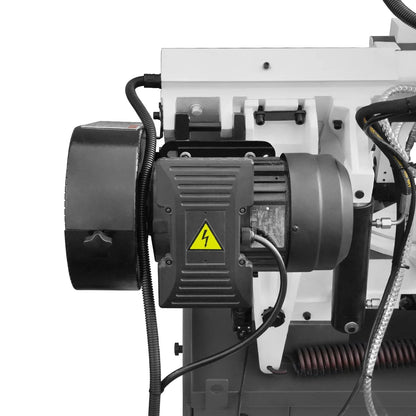 Metal Cutting Band Saw, 10" Round / 18"x5" Rectangular Capacity, 2HP 1.5kW Motor, 4-Speed (35-114 MPM), Horizontal Bandsaw with 0-45° Swivel, Hydraulic Downfeed, 230V 1PH 60Hz, Industrial Grade for Steel, Aluminum & Alloys BS-1018B