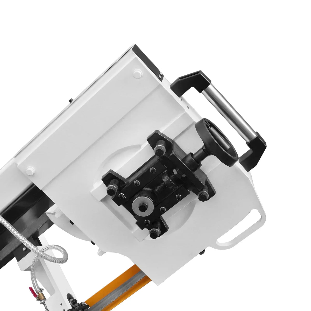 Metal Cutting Band Saw, 10" Round / 18"x5" Rectangular Capacity, 2HP 1.5kW Motor, 4-Speed (35-114 MPM), Horizontal Bandsaw with 0-45° Swivel, Hydraulic Downfeed, 230V 1PH 60Hz, Industrial Grade for Steel, Aluminum & Alloys BS-1018B