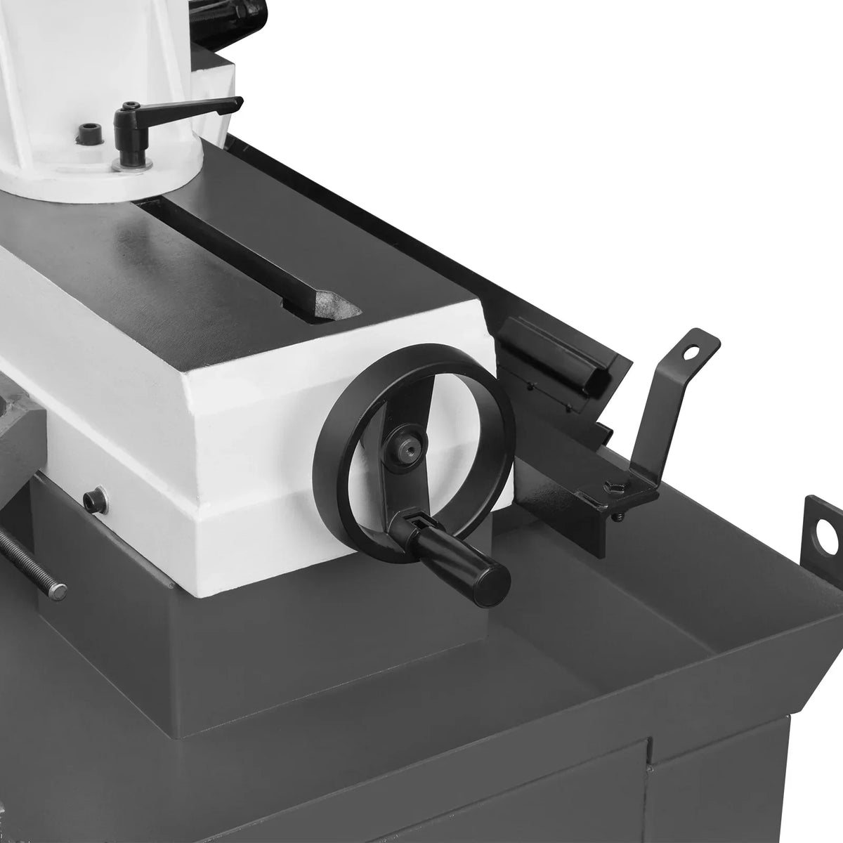 Metal Cutting Band Saw, 10" Round / 18"x5" Rectangular Capacity, 2HP 1.5kW Motor, 4-Speed (35-114 MPM), Horizontal Bandsaw with 0-45° Swivel, Hydraulic Downfeed, 230V 1PH 60Hz, Industrial Grade for Steel, Aluminum & Alloys BS-1018B