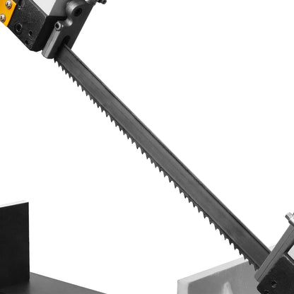 Metal Cutting Band Saw, 10" Round / 18"x5" Rectangular Capacity, 2HP 1.5kW Motor, 4-Speed (35-114 MPM), Horizontal Bandsaw with 0-45° Swivel, Hydraulic Downfeed, 230V 1PH 60Hz, Industrial Grade for Steel, Aluminum & Alloys BS-1018B
