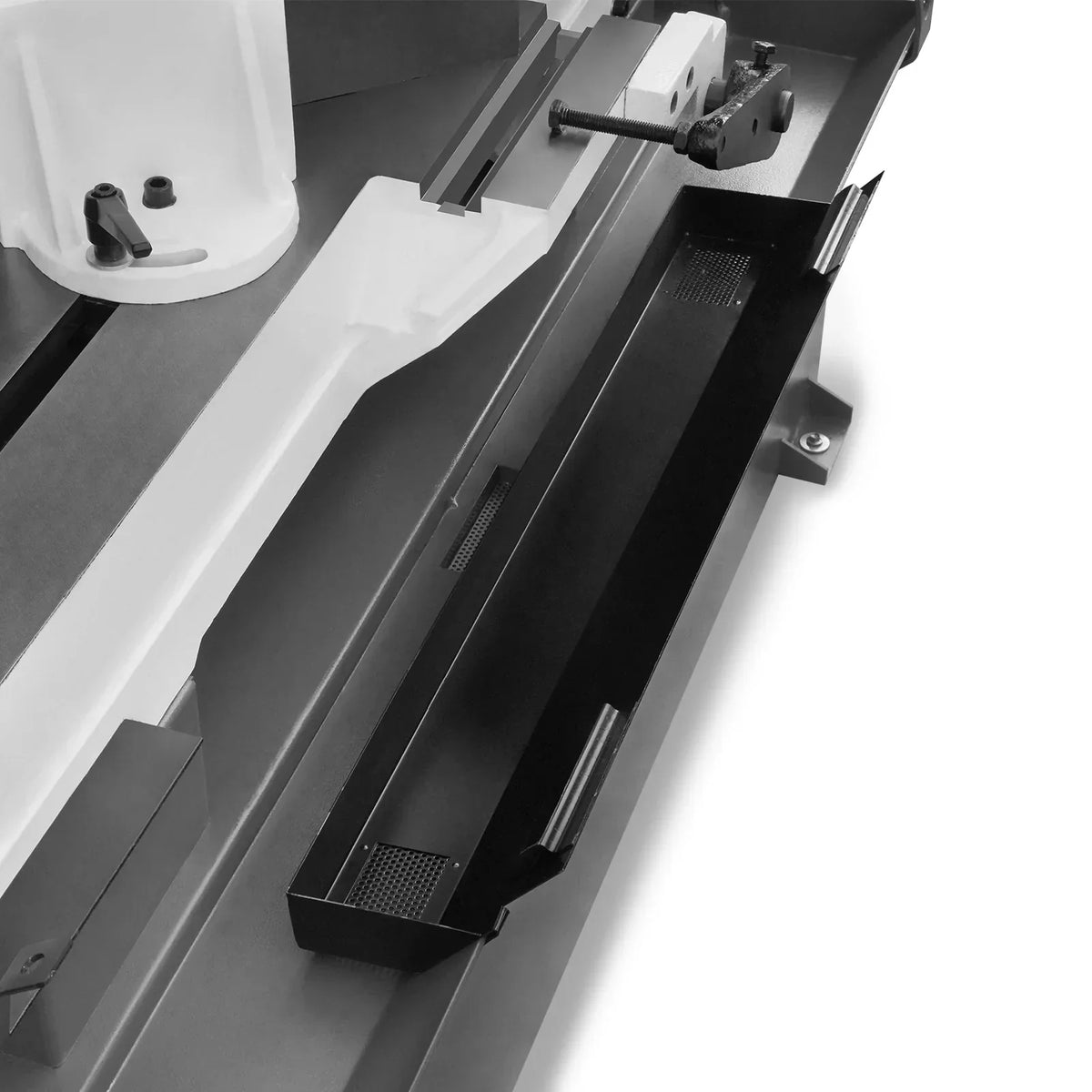 Metal Cutting Band Saw, 10" Round / 18"x5" Rectangular Capacity, 2HP 1.5kW Motor, 4-Speed (35-114 MPM), Horizontal Bandsaw with 0-45° Swivel, Hydraulic Downfeed, 230V 1PH 60Hz, Industrial Grade for Steel, Aluminum & Alloys BS-1018B