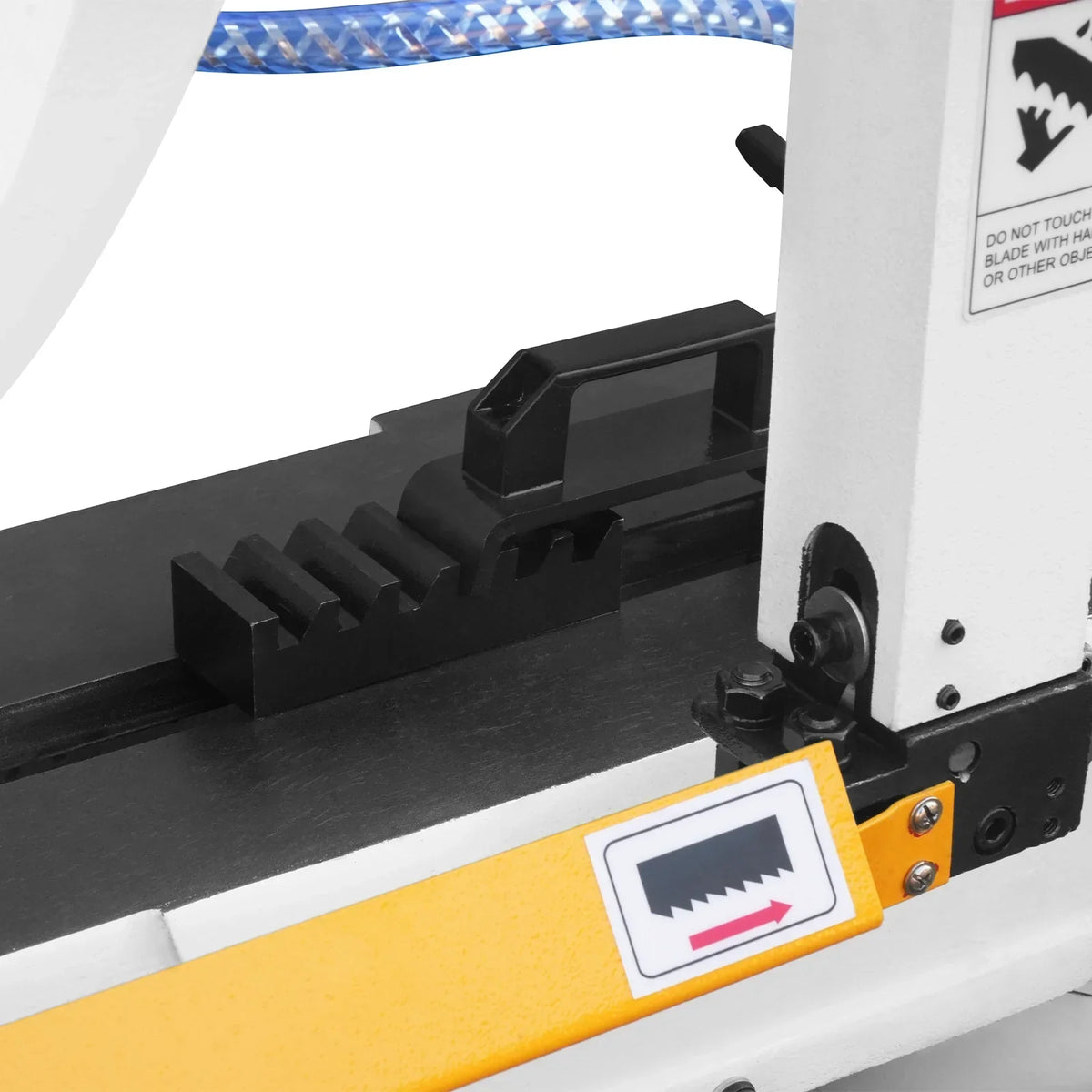 MechMaxx Metal Cutting Band Saw 10 Inch Horizontal Bandsaw 2HP 220V 60Hz 1PH 0‑45° Mitering Hydraulic Down Feed Built‑in Coolant System for Steel Aluminum Alloy Metal Fabrication BS-1018R