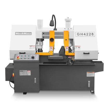 11" Double Column Horizontal Metal Cutting Band Saw, 2-Speed, Hydraulic Feed, 2.8kW Industrial Saw GH4228