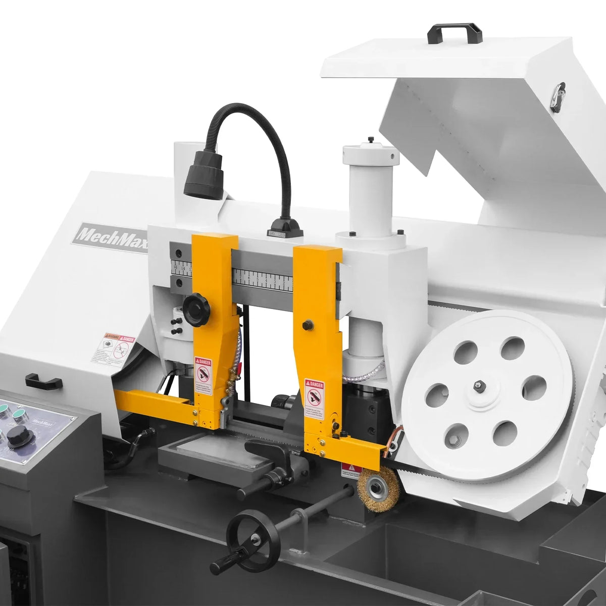 11" Double Column Horizontal Metal Cutting Band Saw, 2-Speed, Hydraulic Feed, 2.8kW Industrial Saw GH4228