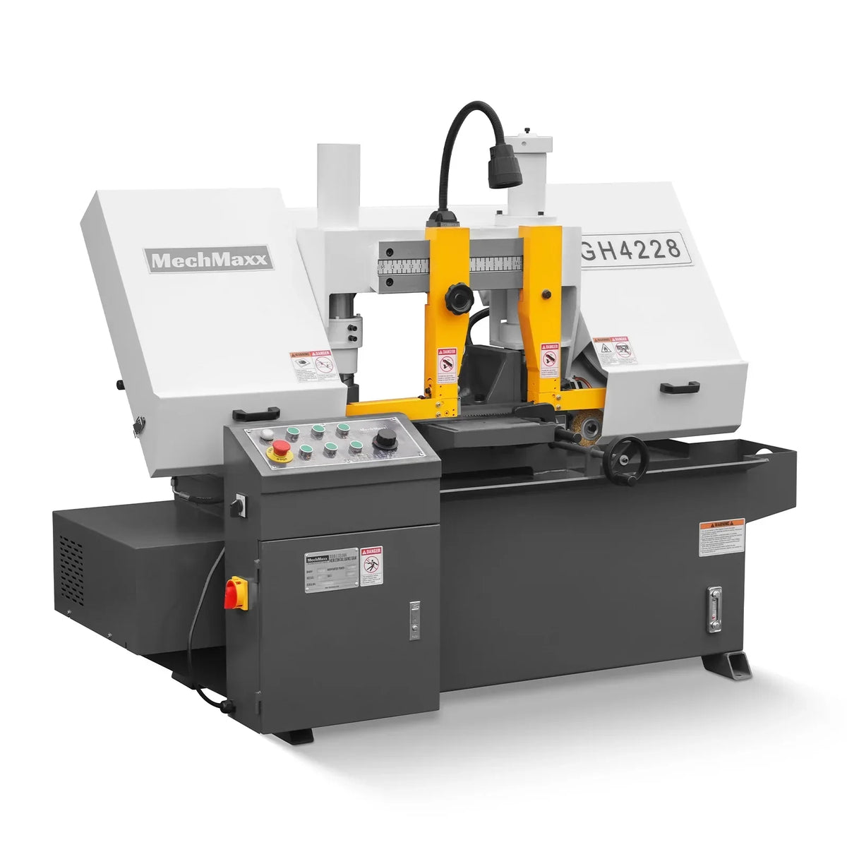 11" Double Column Horizontal Metal Cutting Band Saw, 2-Speed, Hydraulic Feed, 2.8kW Industrial Saw GH4228