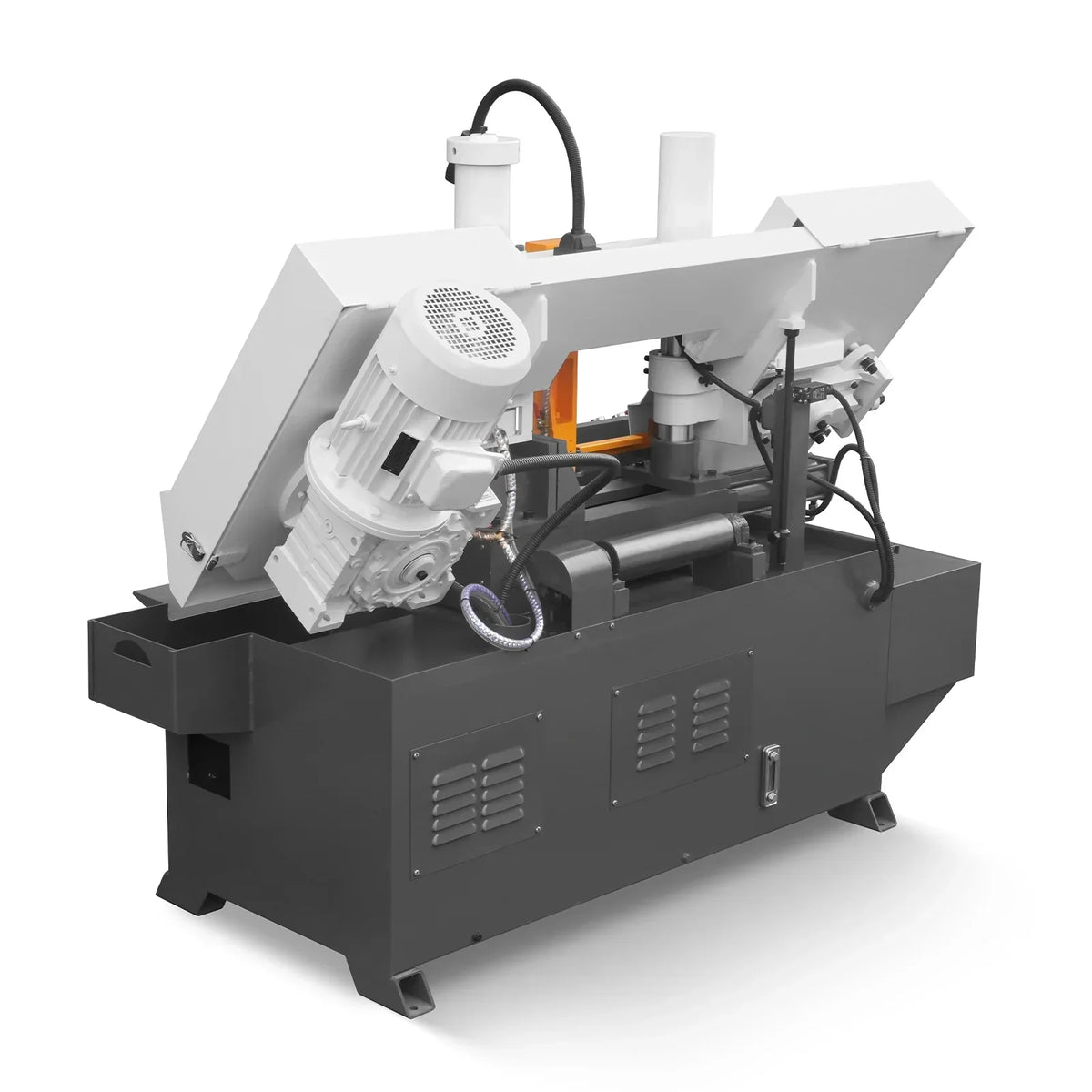 11" Double Column Horizontal Metal Cutting Band Saw, 2-Speed, Hydraulic Feed, 2.8kW Industrial Saw GH4228