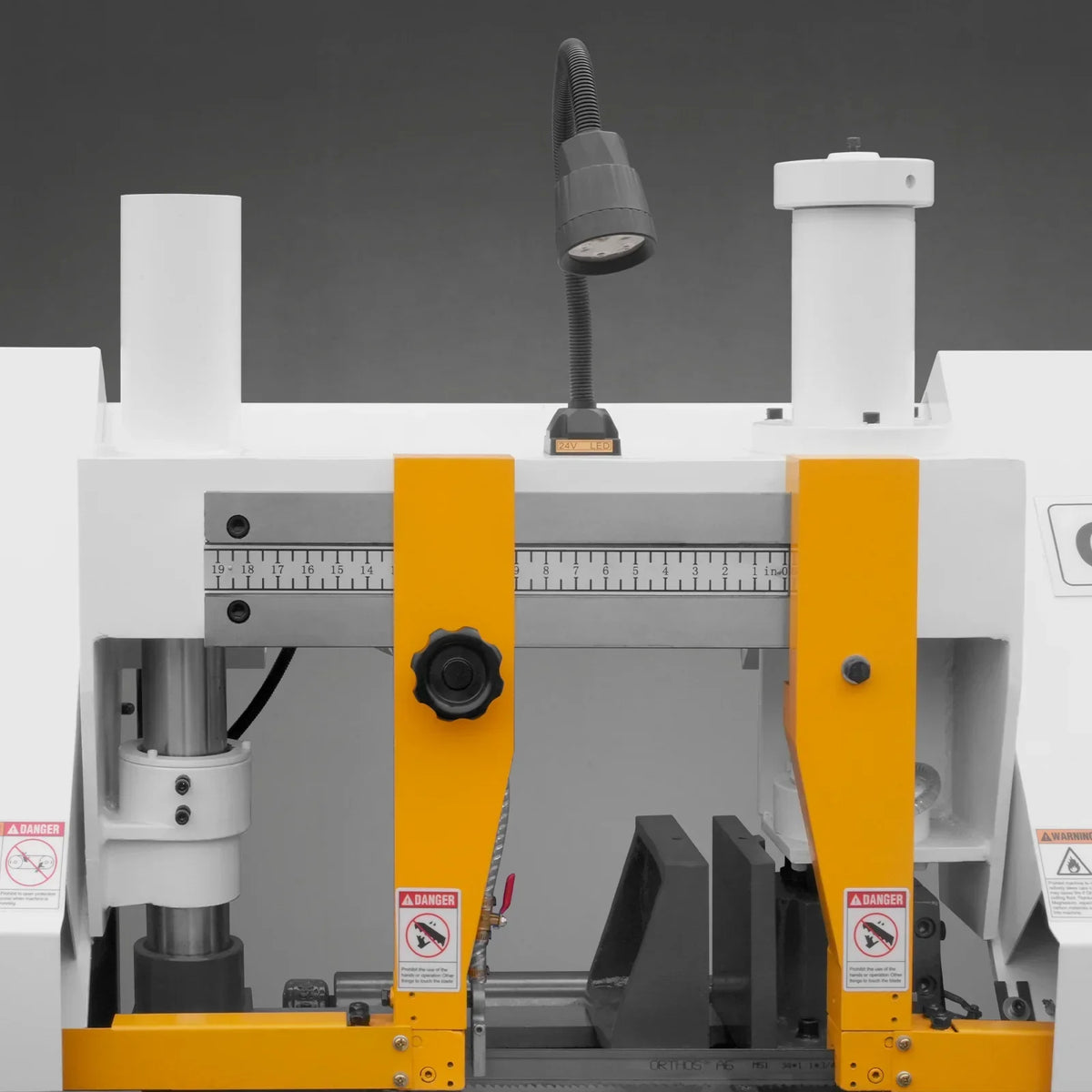 13" Double Column Horizontal Metal Cutting Band Saw | Hydraulic Feed | 2‑Speed | 2.2/2.8kW Industrial Metal Saw for Fabrication, Steel, Alloy, Carbon Steel GH4235