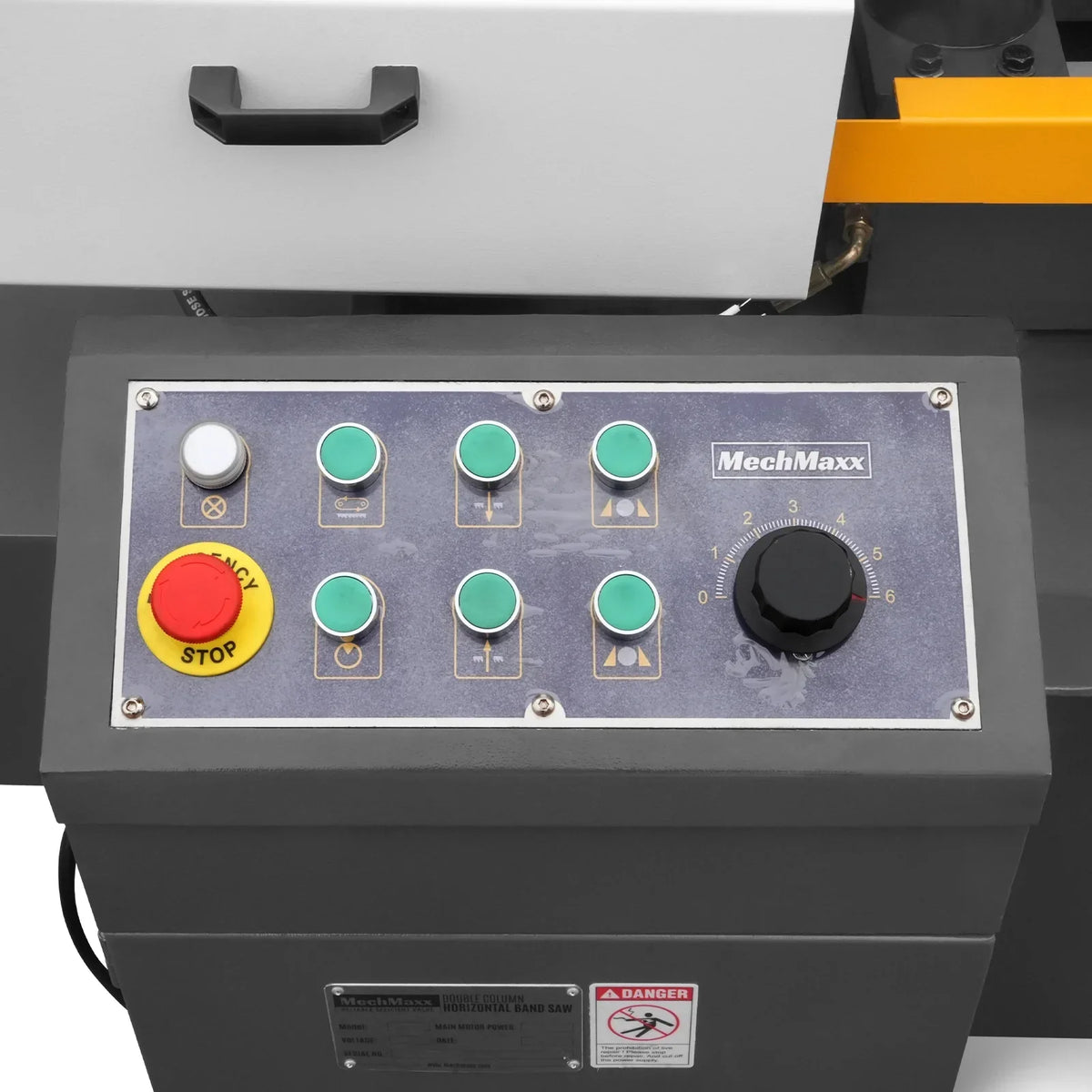 13" Double Column Horizontal Metal Cutting Band Saw | Hydraulic Feed | 2‑Speed | 2.2/2.8kW Industrial Metal Saw for Fabrication, Steel, Alloy, Carbon Steel GH4235