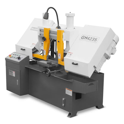 13" Double Column Horizontal Metal Cutting Band Saw | Hydraulic Feed | 2‑Speed | 2.2/2.8kW Industrial Metal Saw for Fabrication, Steel, Alloy, Carbon Steel GH4235